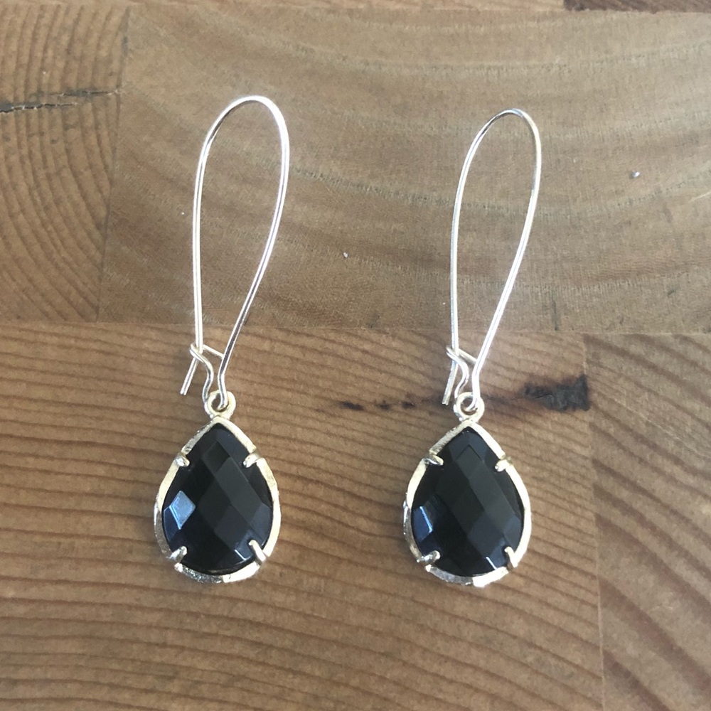 Kendra Scott Dee Earrings in Gold & Black